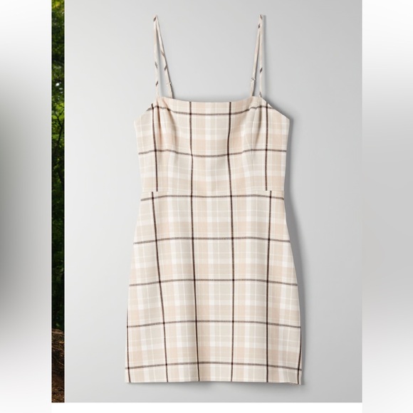 Wilfred Plaid Classic Mini Dress | S - Picture 4 of 11